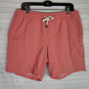 ONIA CLOUD FLEECE SHORTS IN PINK, SZ LARGE